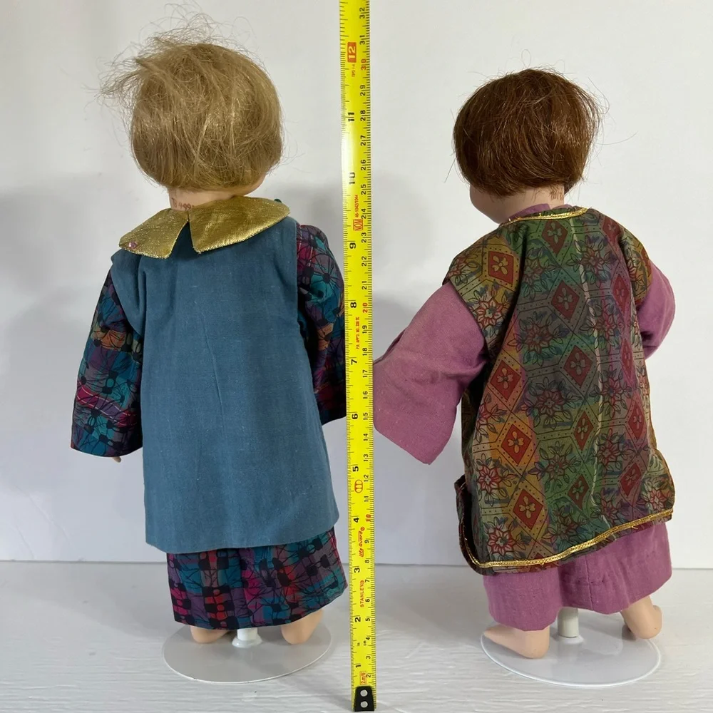Vintage Ashton Drake Porcelain Doll Prince King Lot of 2 Dolls 12
